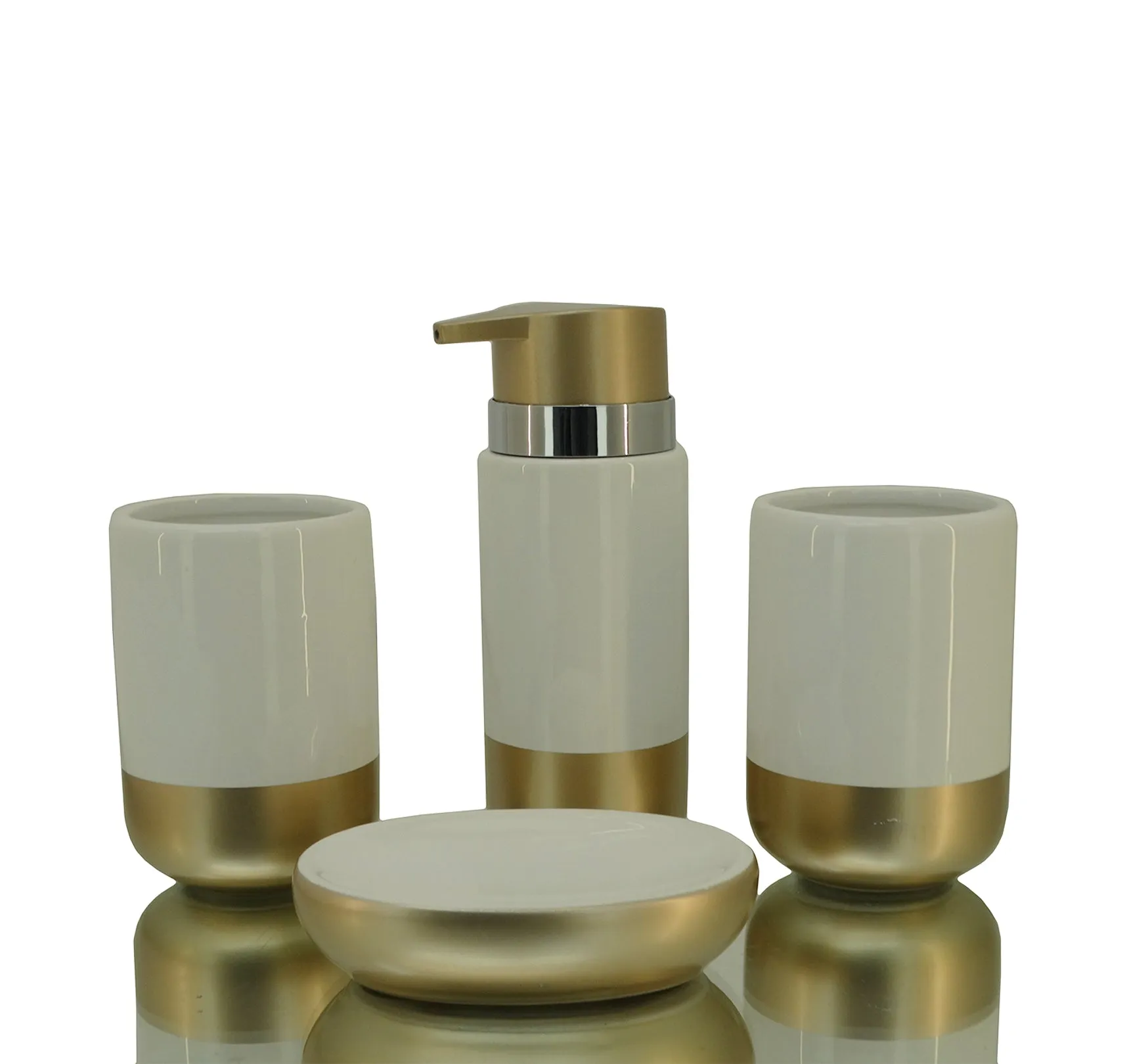 2924, 4PC Ceramic Bathroom Set