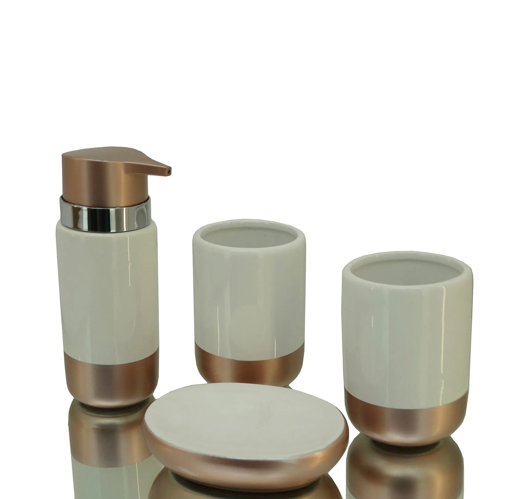 2924, 4PC Ceramic Bathroom Set