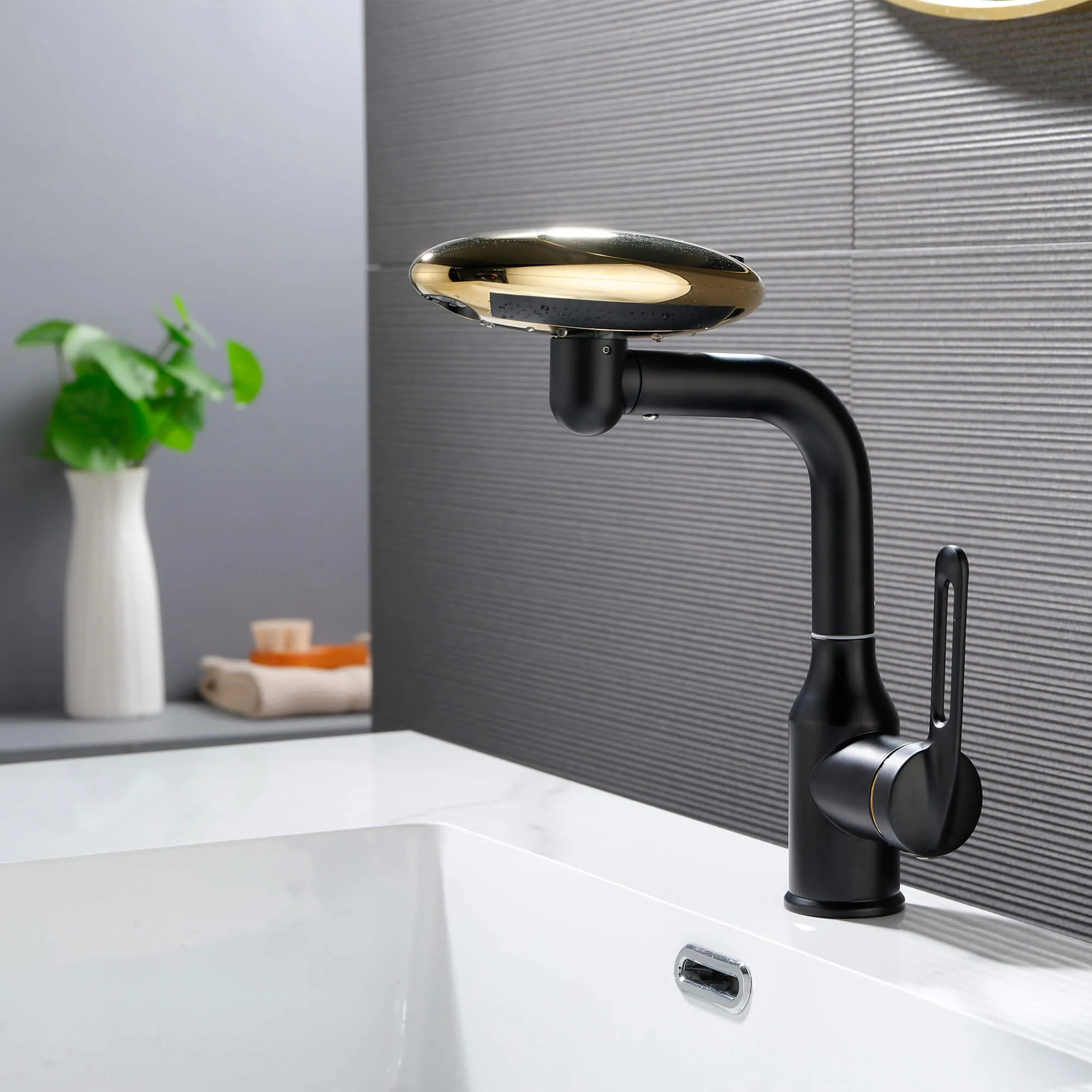 360° Rotatable Multi-Functional Bathroom Waterfall Basin Faucet RB1277
