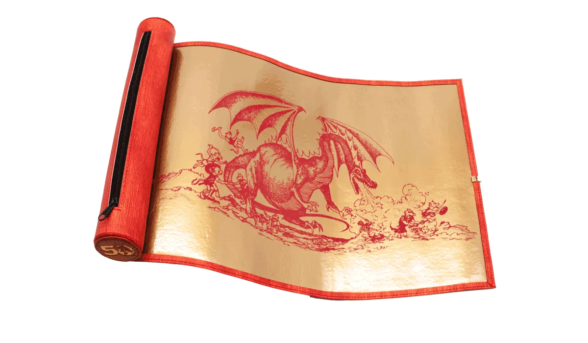 50th Anniversary Dice Scroll for Dungeons & Dragons