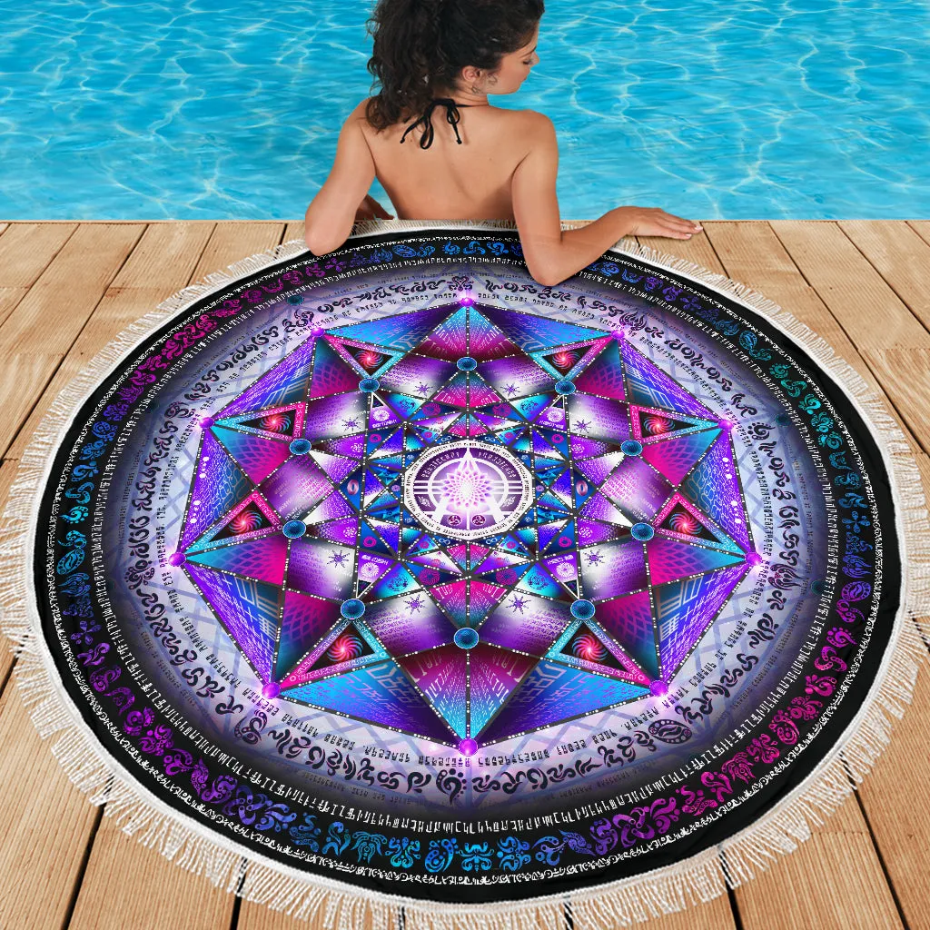 Arcturian Template Beach Blanket