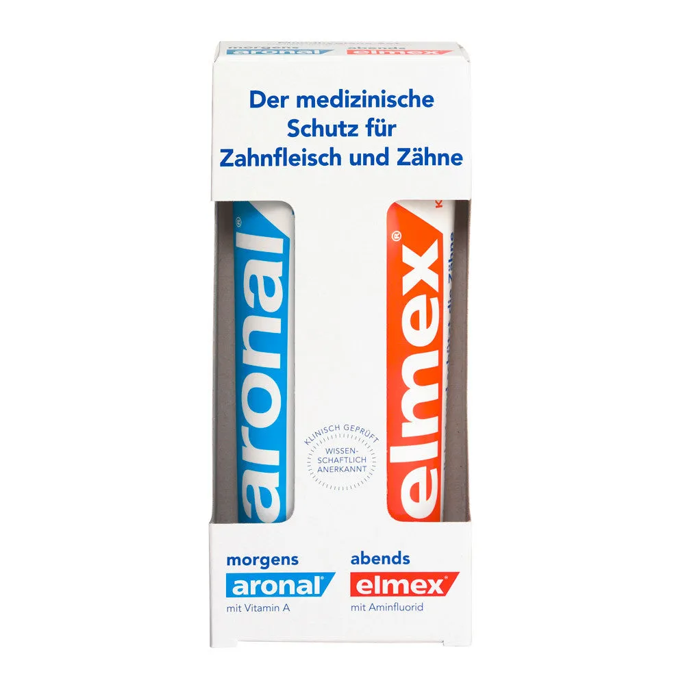 Aronal   Elmex - Day and Night Toothpaste