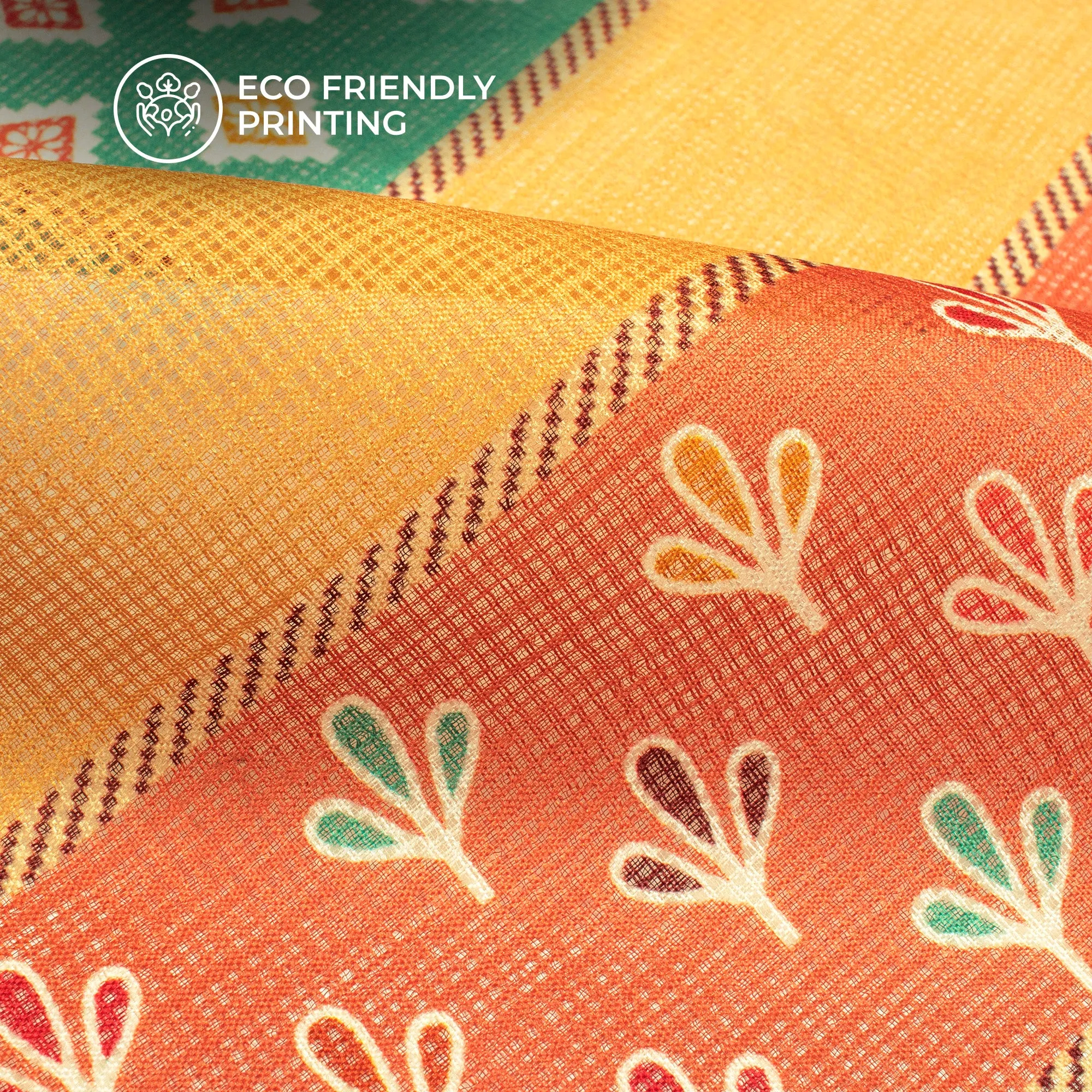 Attractive Ethnic Digital Print Kota Doria Fabric