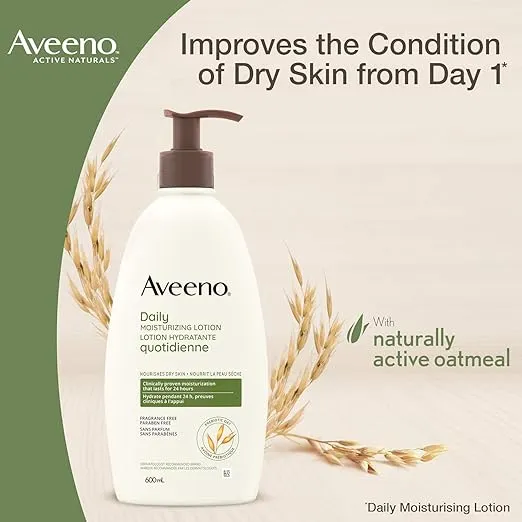 Aveeno Daily Moisturizing Lotion 710 ml Pack Of 2