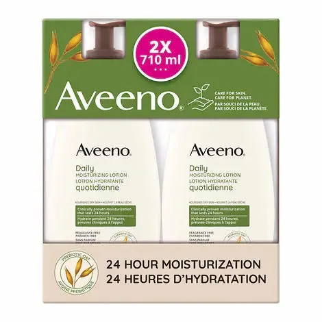 Aveeno Daily Moisturizing Lotion 710 ml Pack Of 2