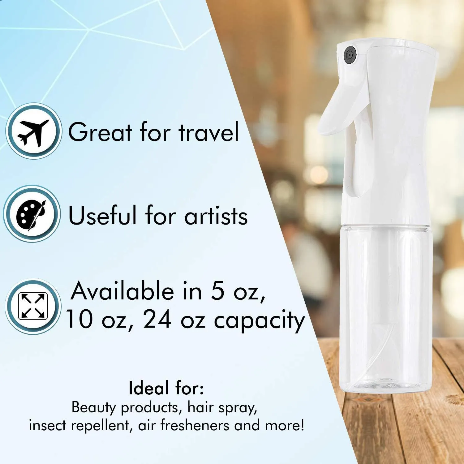Beautify Beauties Hair Spray Bottle – Ultra Fine Continuous Water Mister