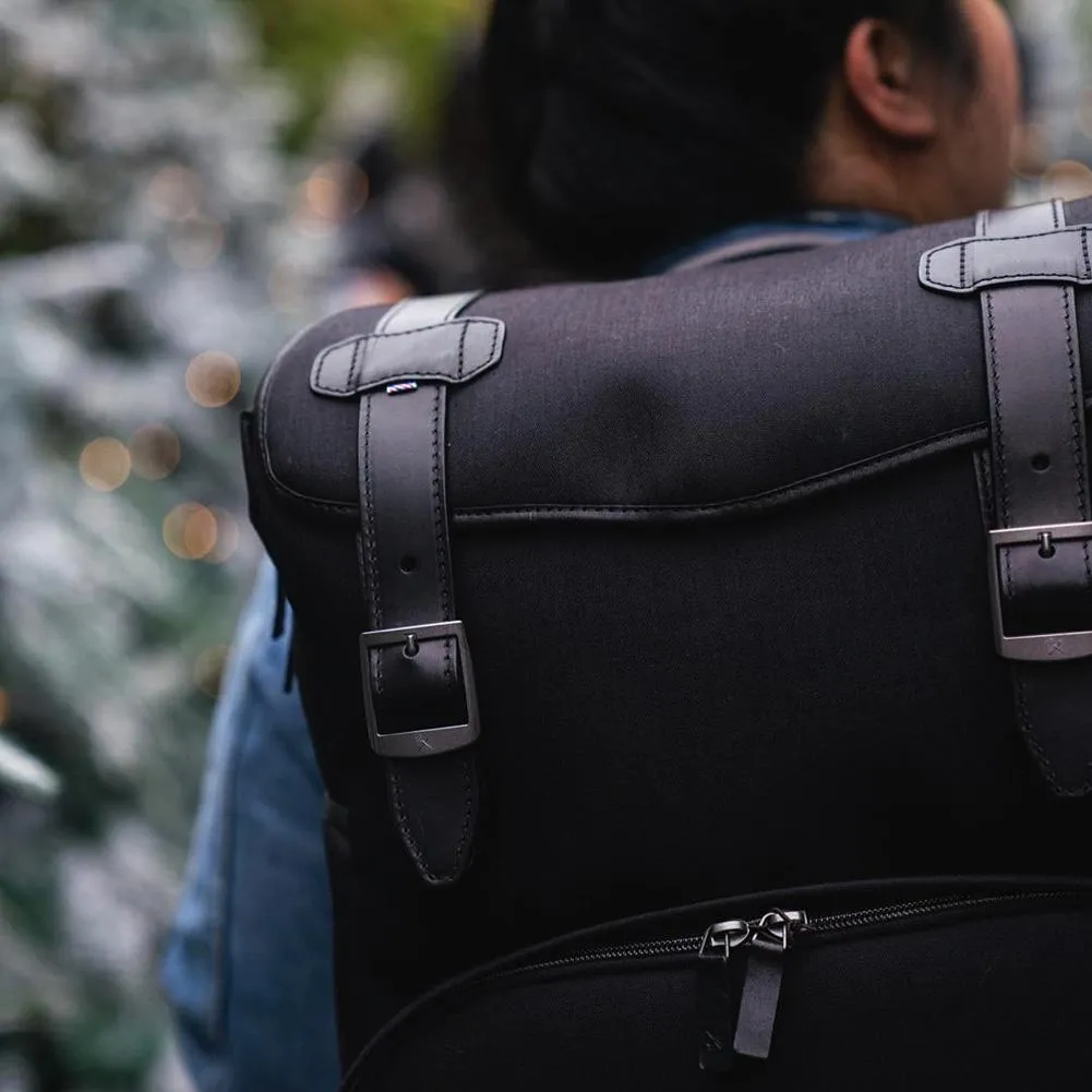 BLACK BARBER SHOP DSLR CAMERA TRAVEL BACKPACK - "MOP TOP"