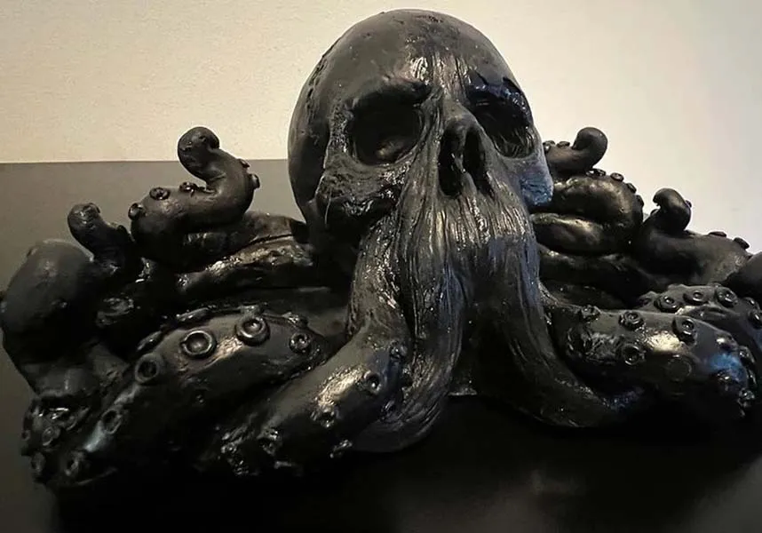 Black Octoskull | SALT & PEPPER HOLDER