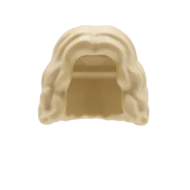 Blonde Curly Cropped Hair - LEGO Minifigure Hair