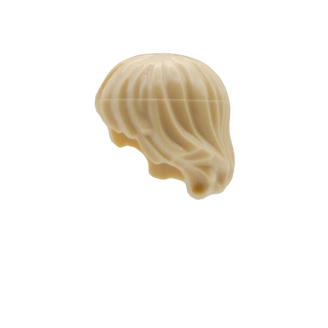 Blonde Short Shaggy with Parted Fringe - LEGO Minifigure Hair