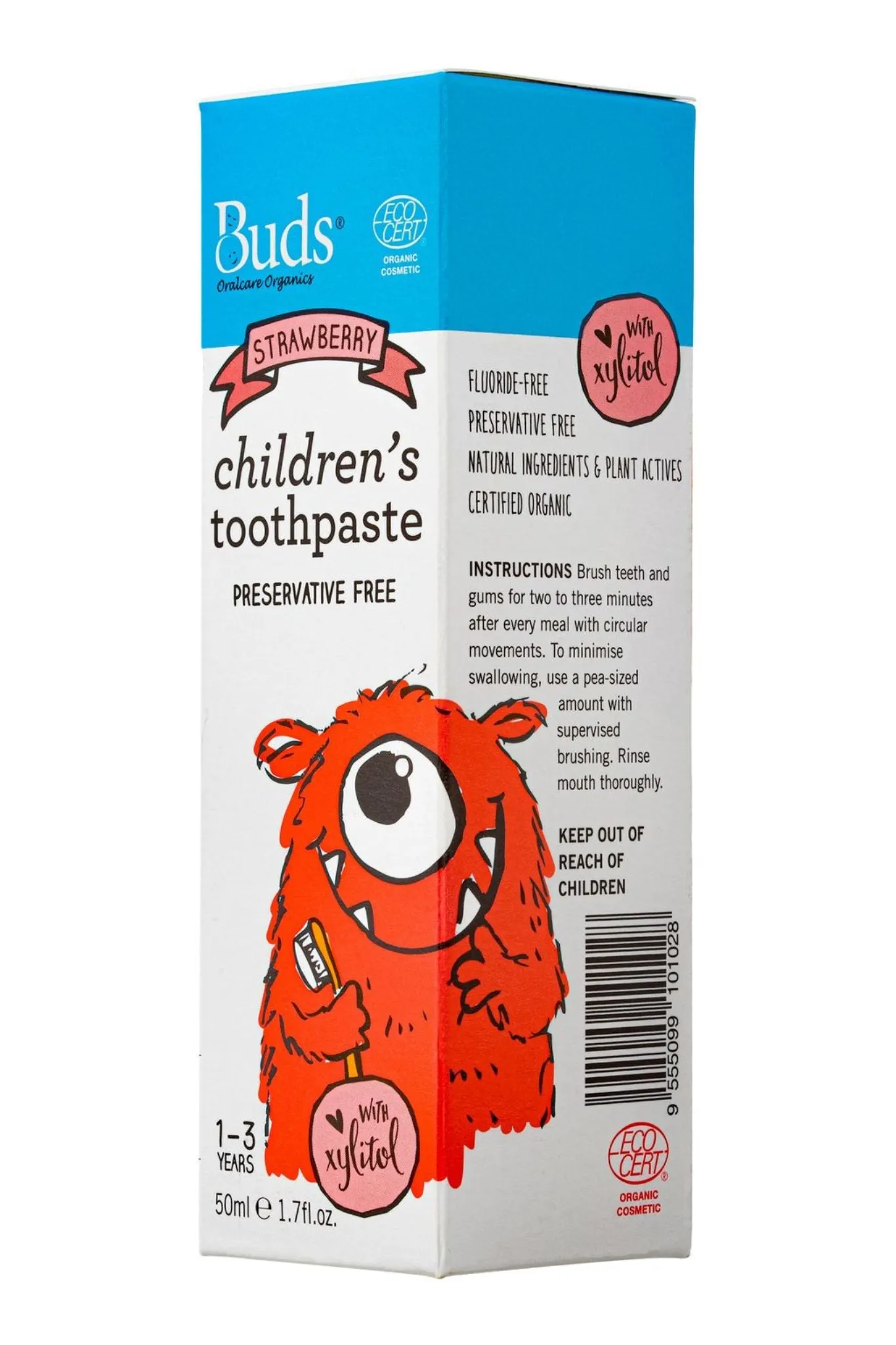 Buds Toothpaste with Xylitol 50ml