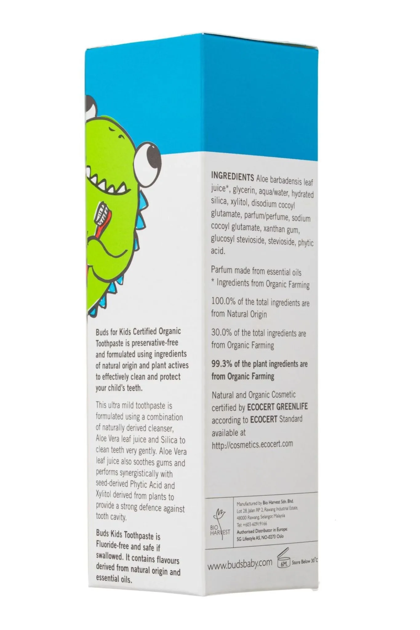 Buds Toothpaste with Xylitol 50ml