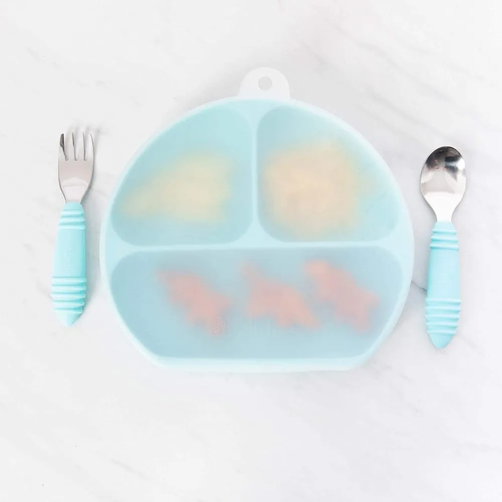 Bumkins Silicone Stretch Lid (3 Section): Clear