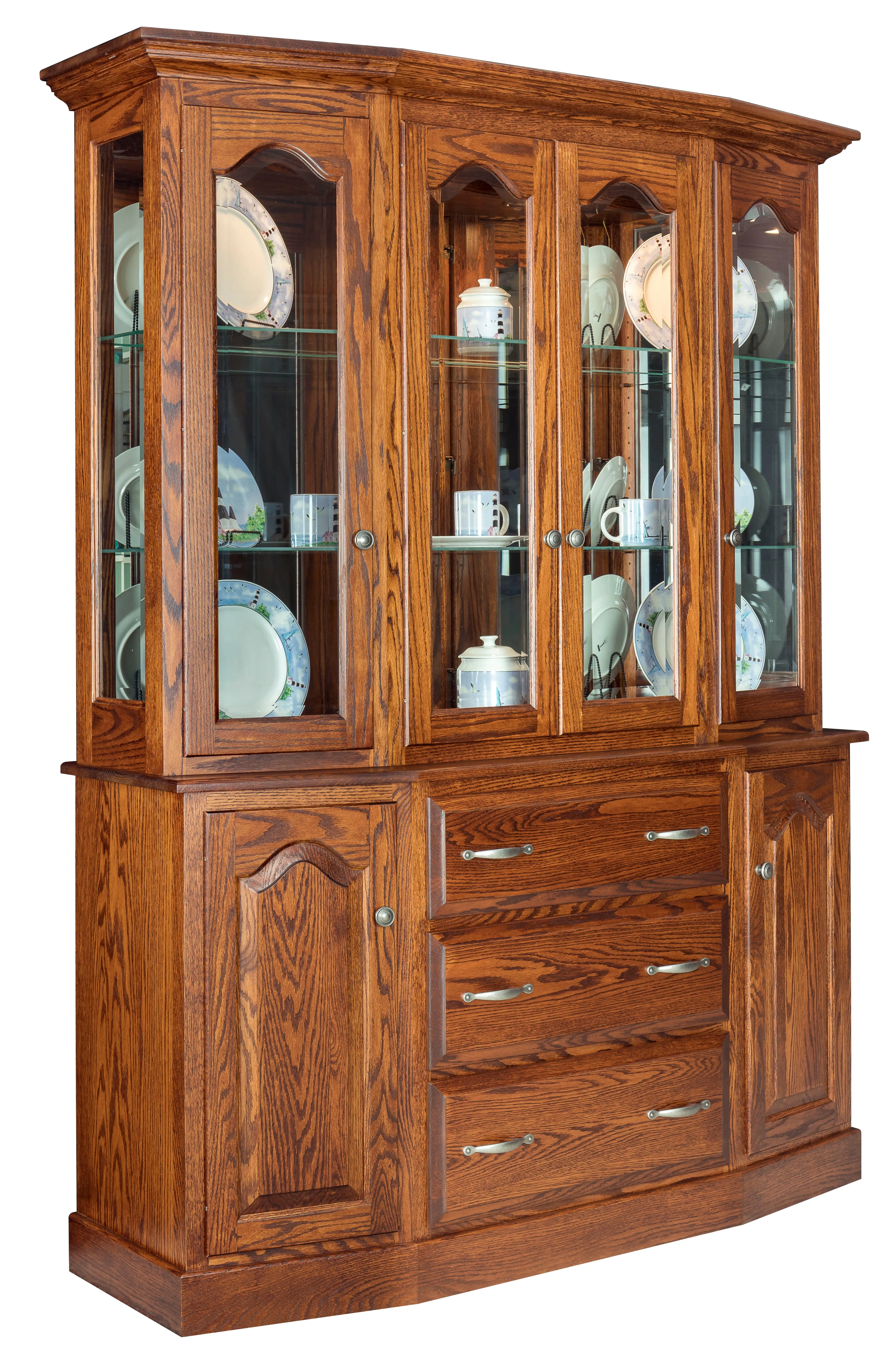 Cantilever 4-Door Hutch