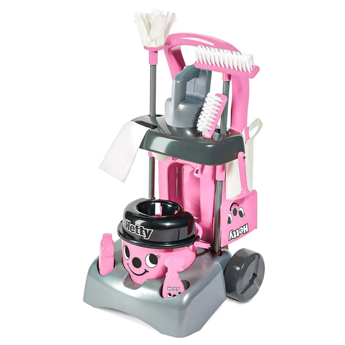 Casdon Hetty Deluxe Cleaning Trolley Roleplay Toy