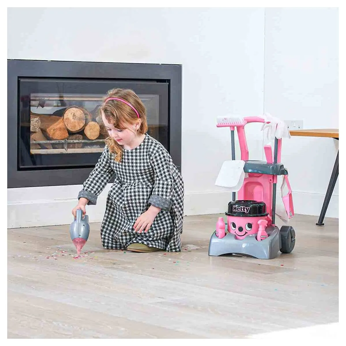 Casdon Hetty Deluxe Cleaning Trolley Roleplay Toy