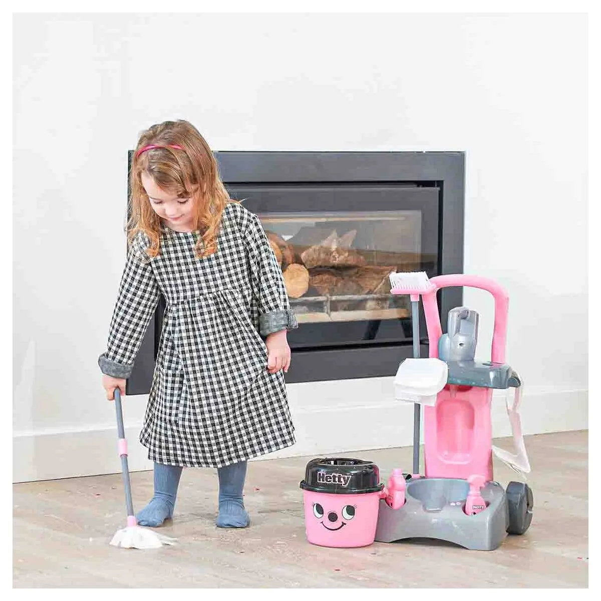 Casdon Hetty Deluxe Cleaning Trolley Roleplay Toy