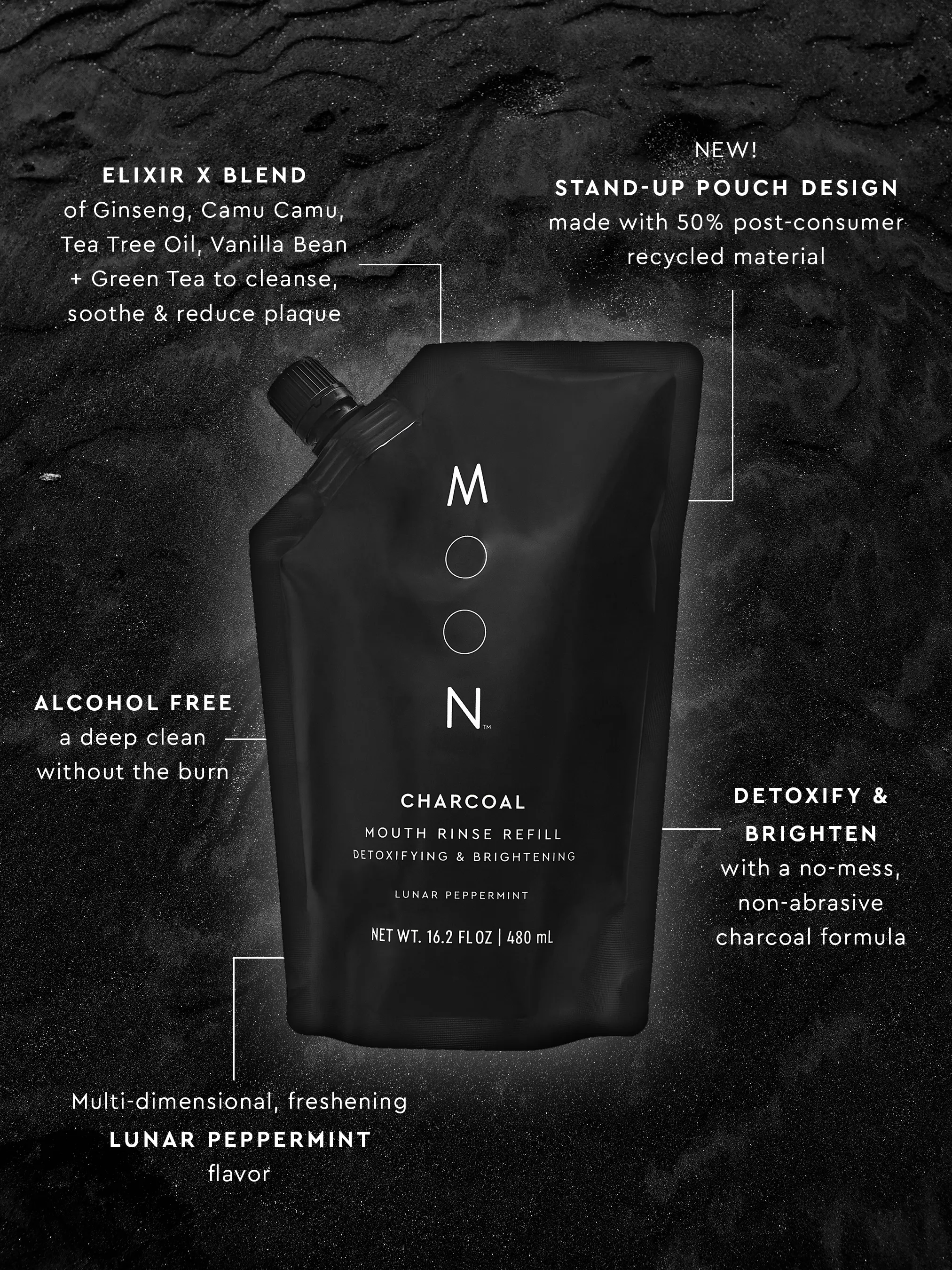 Charcoal Mouth Rinse Refill