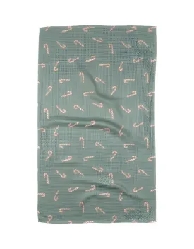 Cute Candy Canes Tea Towel