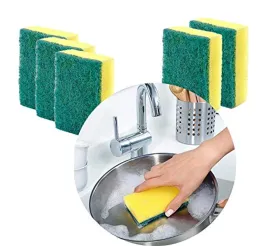 Electomania Kitchen Cleaning Scrubber Pad Sponge Scrub Sponges (Set of 5)