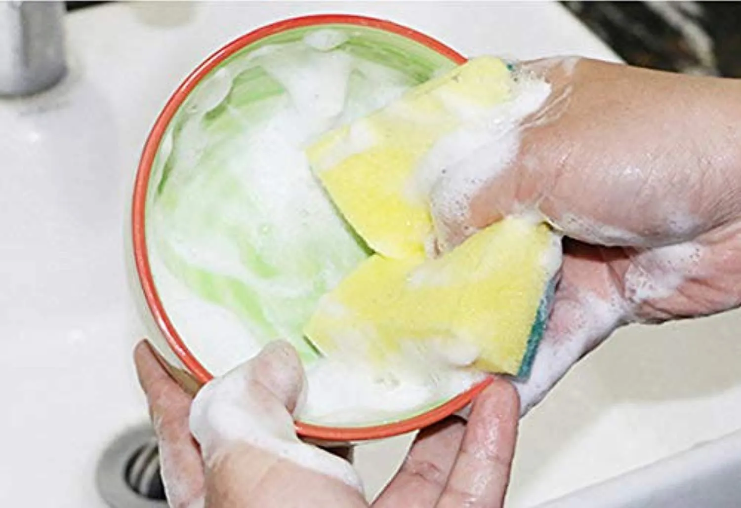 Electomania Kitchen Cleaning Scrubber Pad Sponge Scrub Sponges (Set of 5)