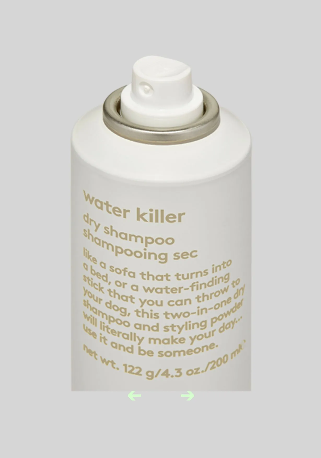 Evo Water Killer Dry Shampoo