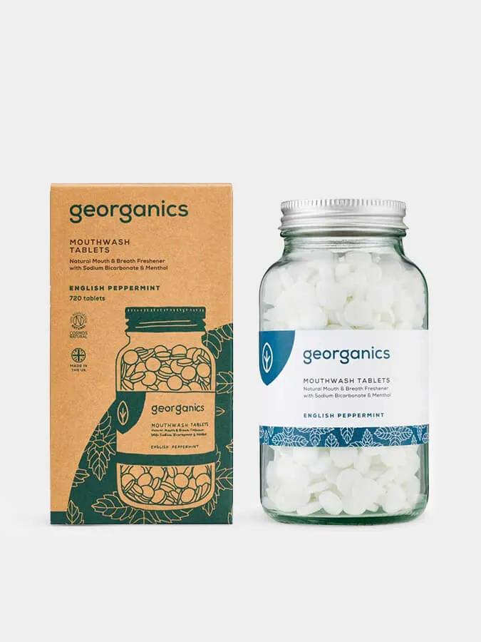 Georganics Mouthwash Tablets - 180 Tablets