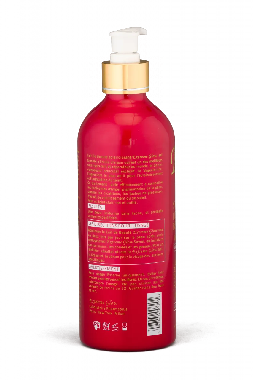 GLOW - Extreme Glow Strong Lightening Beauty Milk With Argan Oil & Valerian Extract