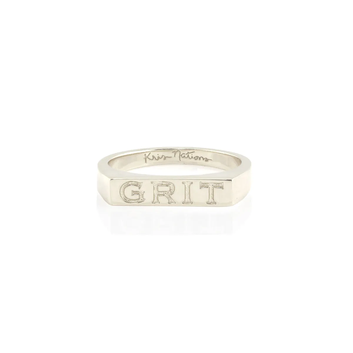 Grit Engraved Ring