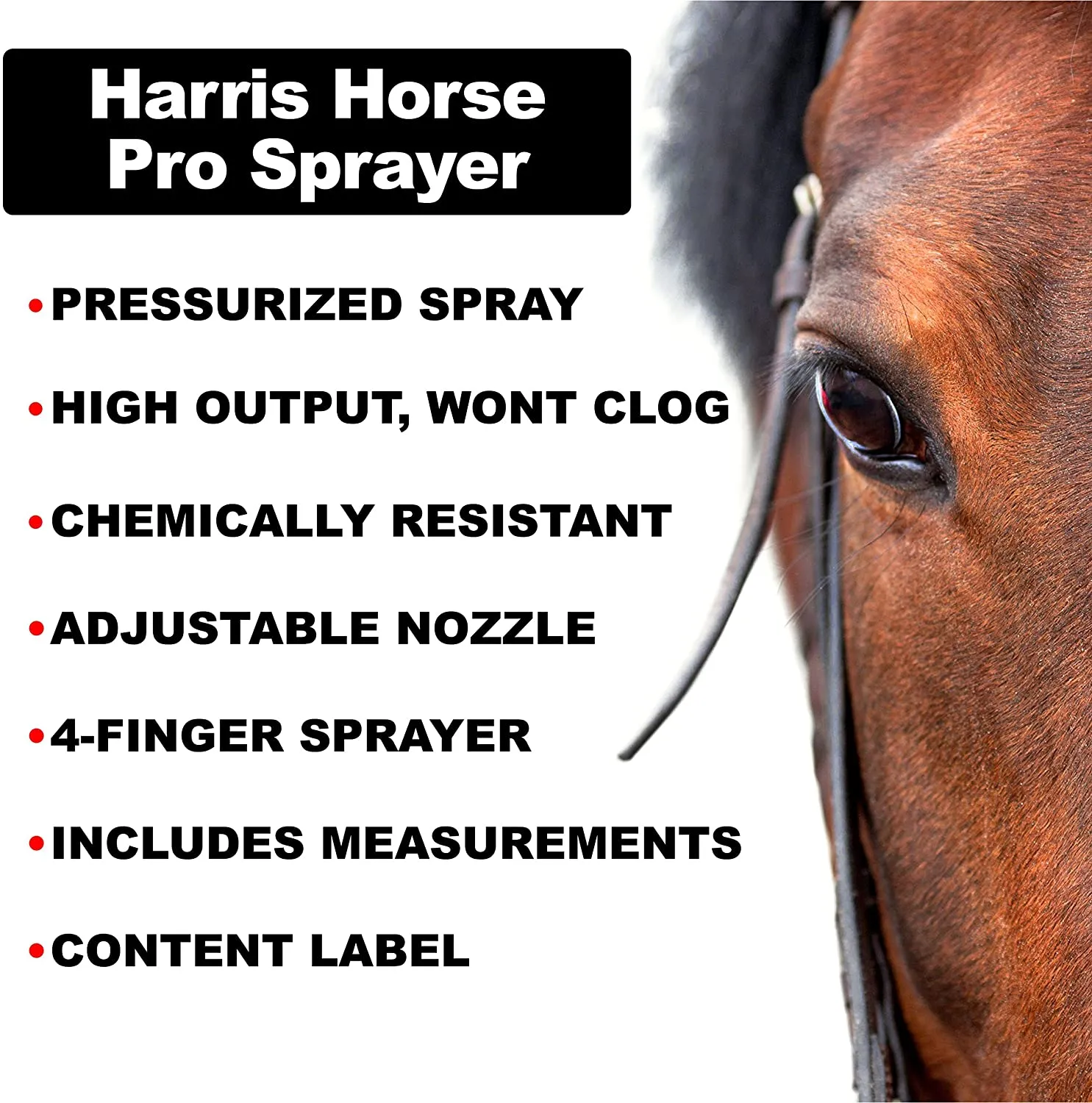Harris Professional Spray Bottle for Horses 32 fl.oz (3-Pack)
