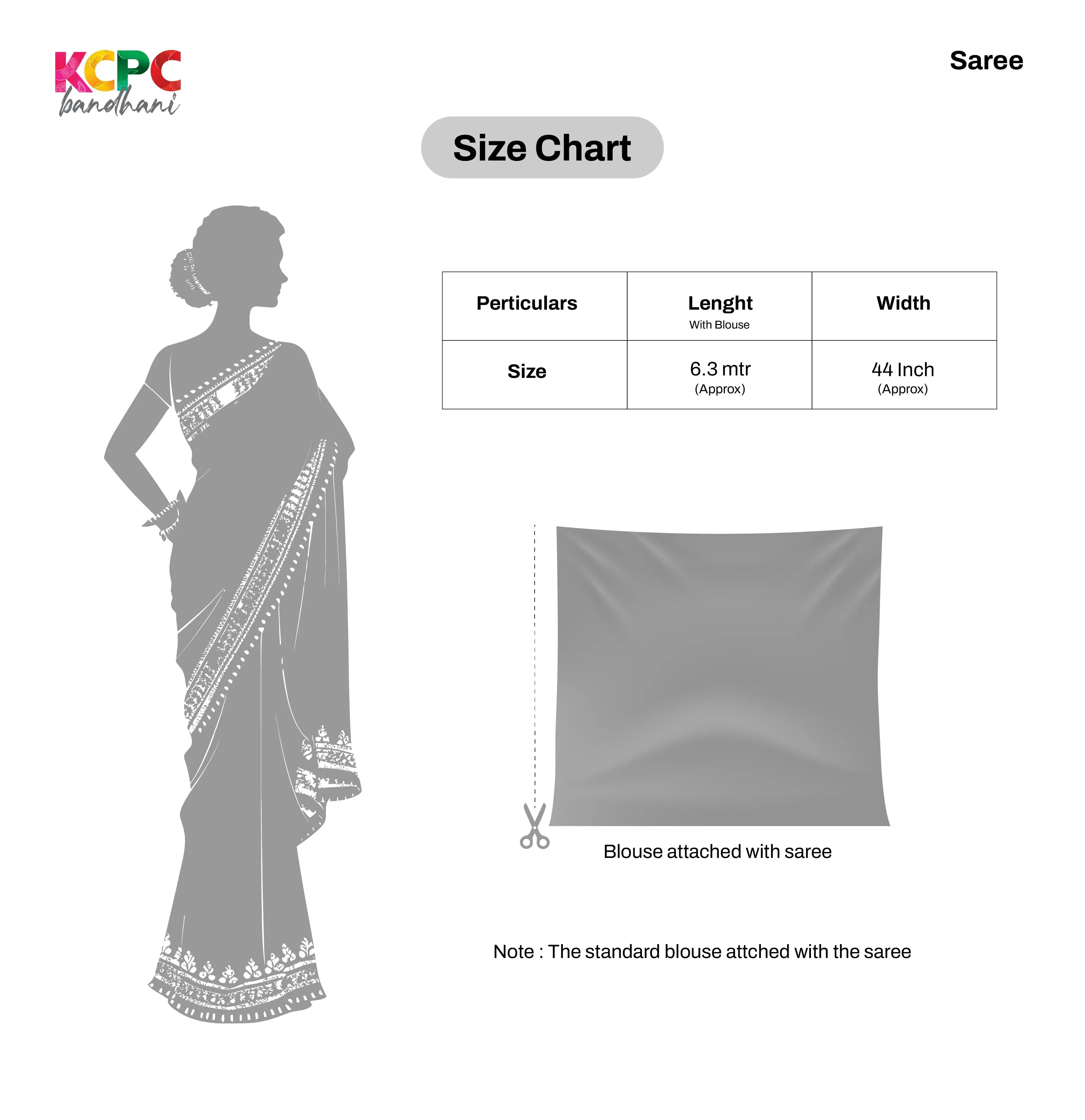 KcPc Pure Tissue silk Bandhani embroidery Work saree ,MAD