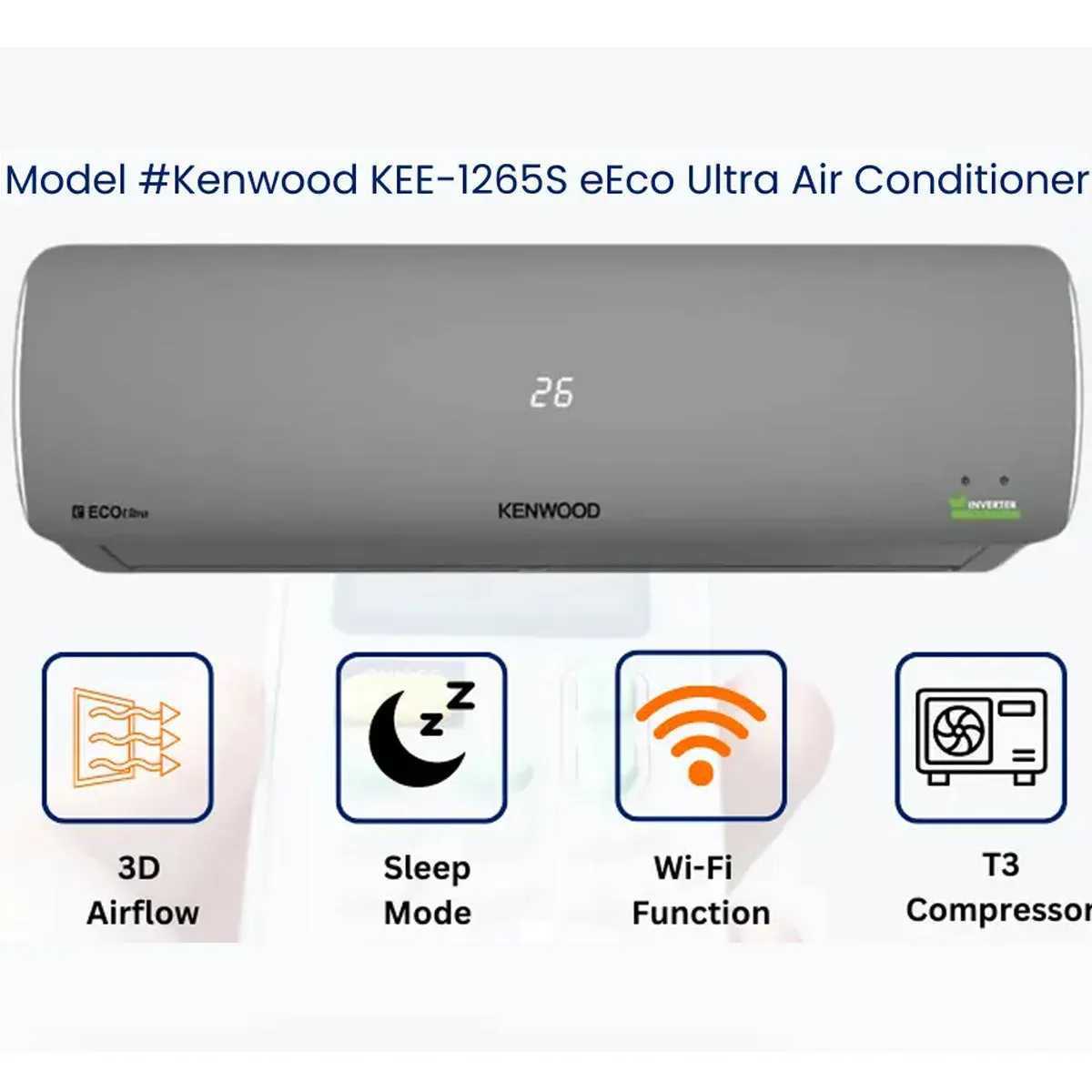 Kenwood KEE-1265S eEco Ultra Air Conditioner