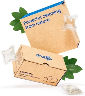 Laundry Detergent Pods, Natural Plant-Based Ingredients, Low Waste Packaging