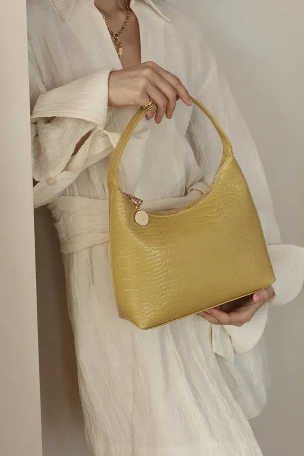 Marlo Bag I Chamomile Croc