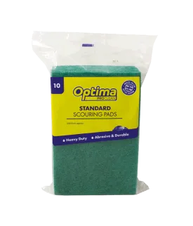 Optima Proclean Green Scouring Pads - Pack of 10