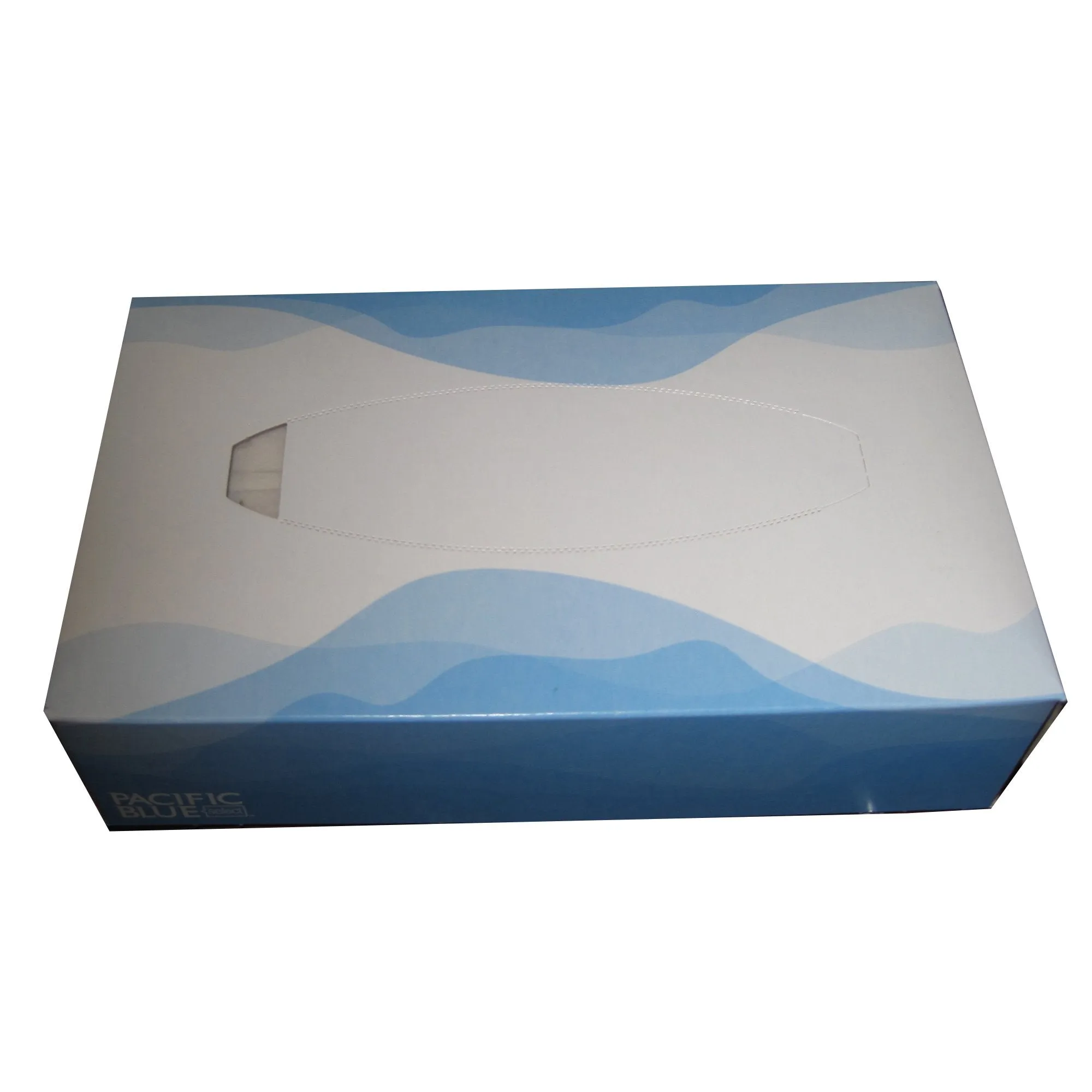 Pacific Blue Select Facial Tissue, White, 7-15/16" x 4-3/4", 2-Ply