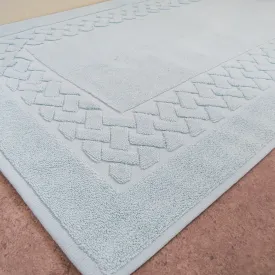 Pale Blue Luxury Cotton Bath Mat