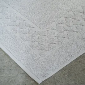 Platinum Grey Luxury Cotton Bath Mat