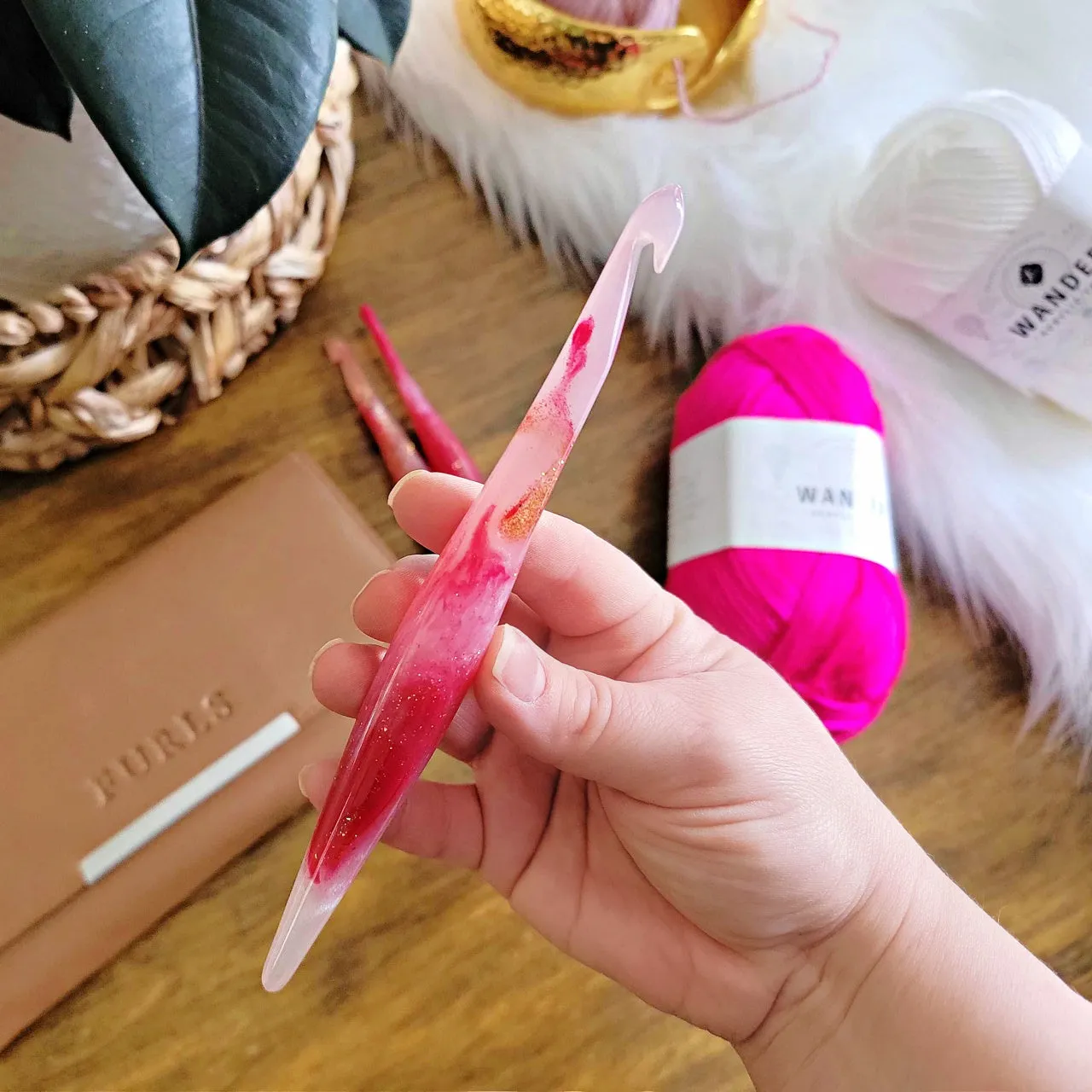 Polaris Streamline Galaxy Crochet Hooks