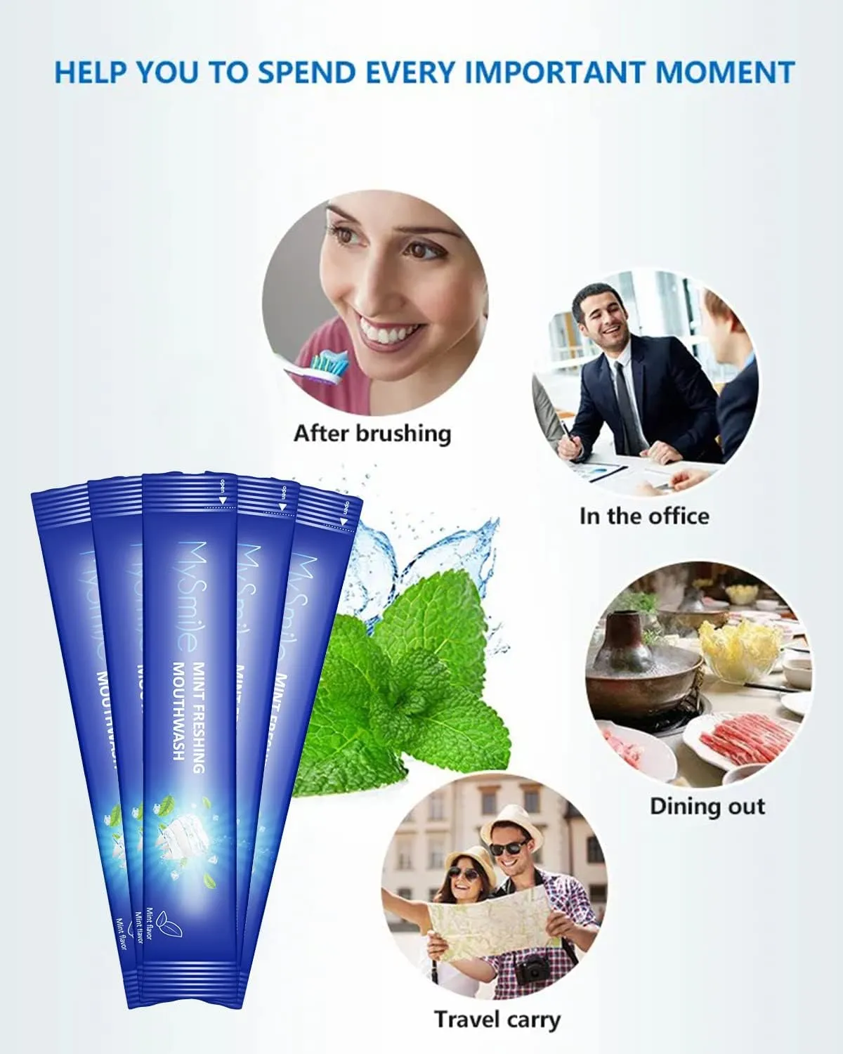 Portable Mouthwash (Pack of 30) Duo Pack
