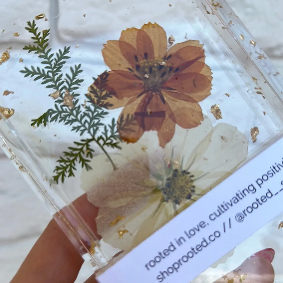 Pressed flower Trinket tray