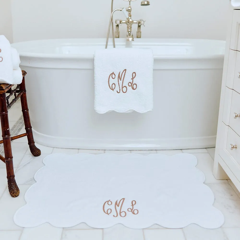 Scallop Bath Mat