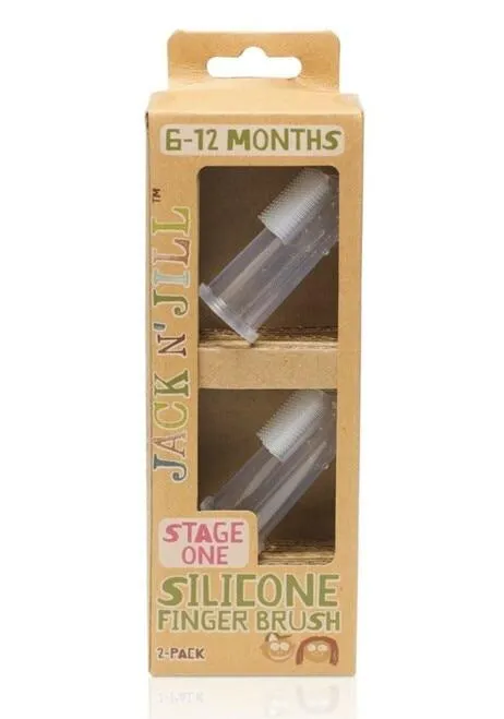 Silicone Finger Brush - Stage 1 by Jack N' Jill