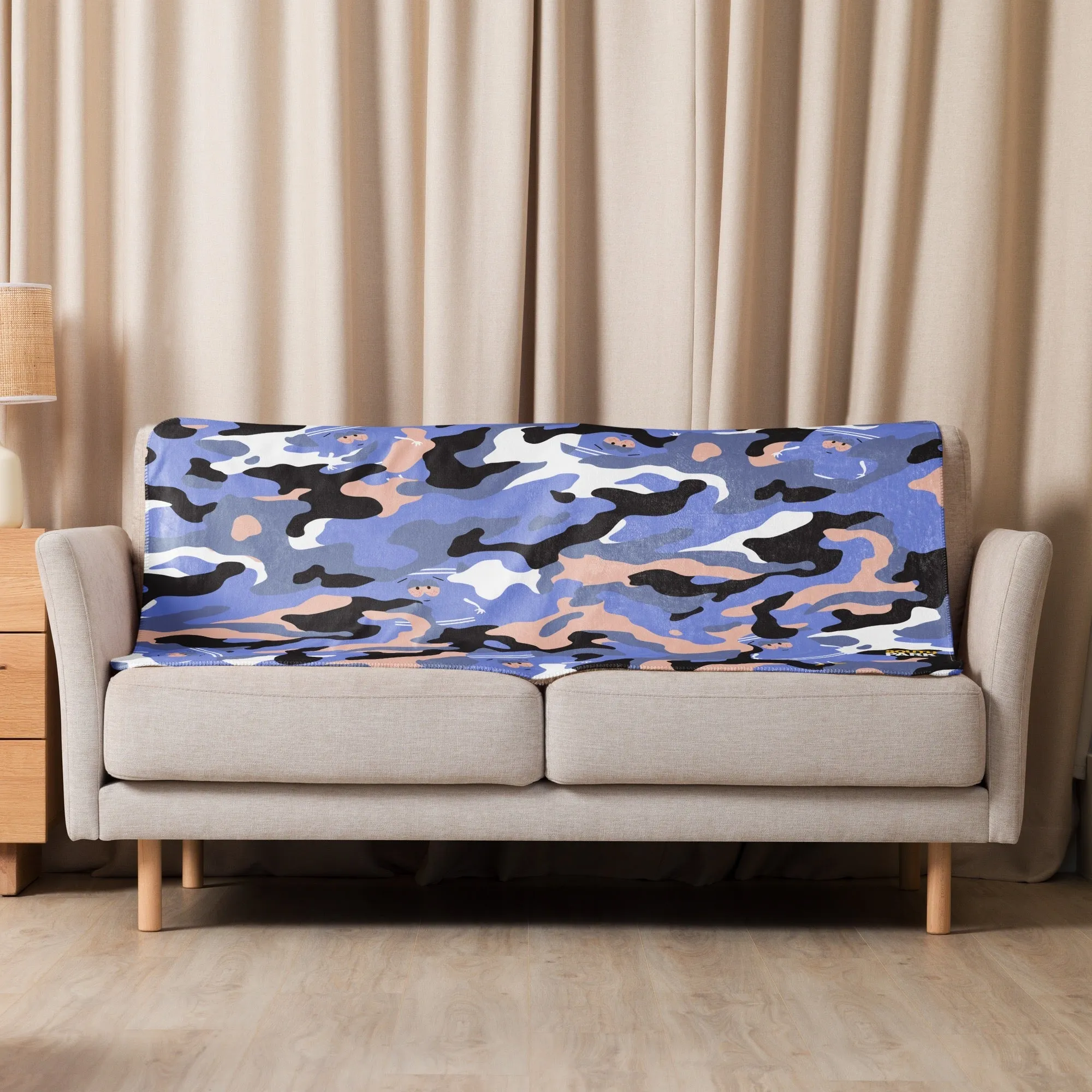 South Park Camo Towelie Sherpa Blanket