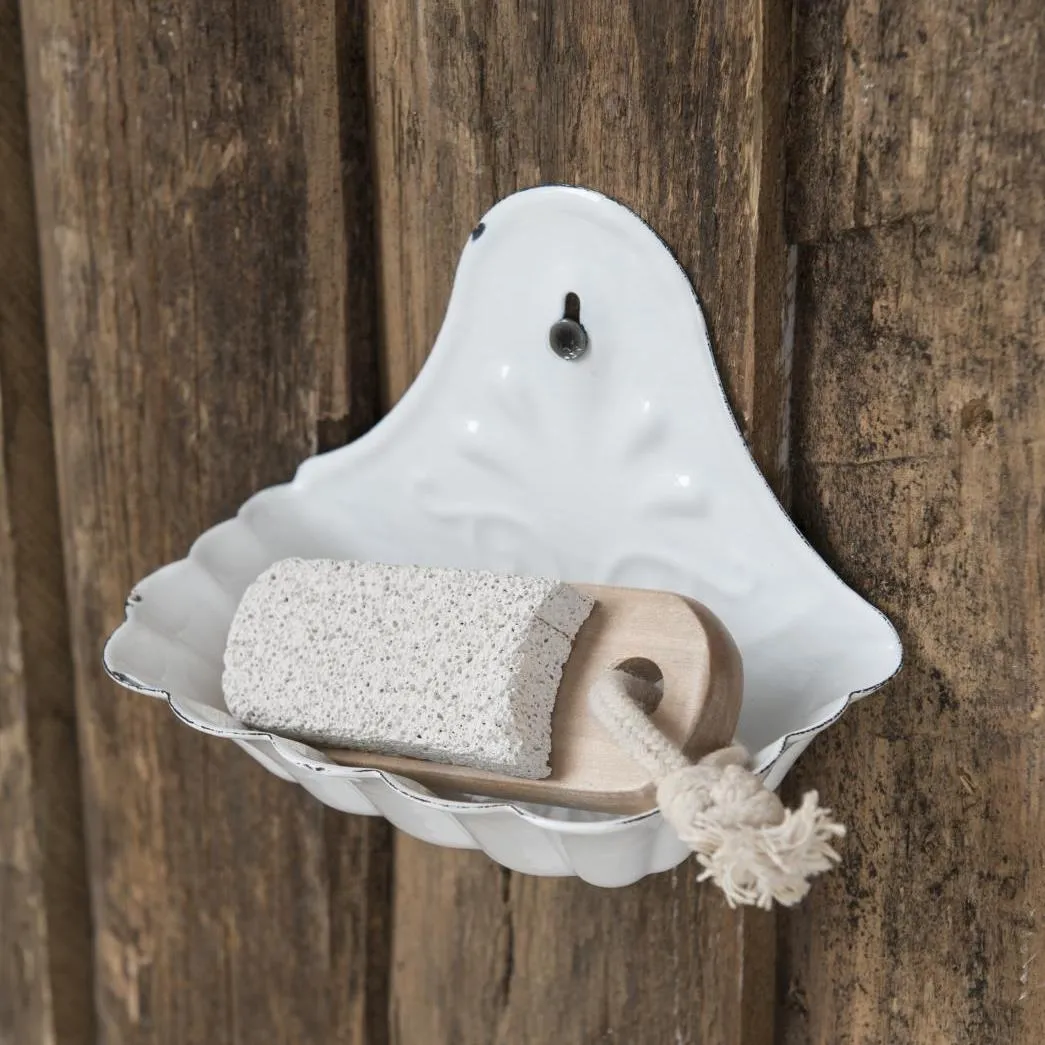 Wall Mounted Enamel Soap Dish